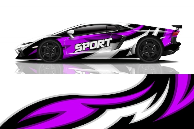 Download Free Sport Car Decal Wrap Design Premium Vector Use our free logo maker to create a logo and build your brand. Put your logo on business cards, promotional products, or your website for brand visibility.