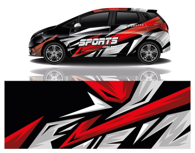 Download Free Sport Car Decal Wrap Design Premium Vector Use our free logo maker to create a logo and build your brand. Put your logo on business cards, promotional products, or your website for brand visibility.