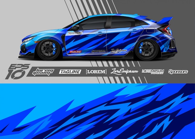 Download Free Sport Car Wrap Abstract Racing Design Premium Vector Use our free logo maker to create a logo and build your brand. Put your logo on business cards, promotional products, or your website for brand visibility.