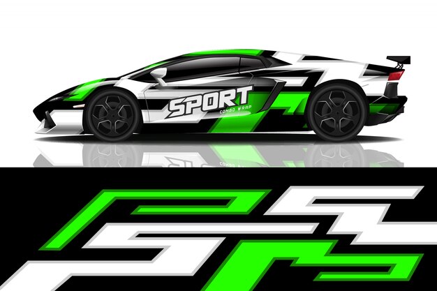 Download Free Sport Car Wrap Decal Design Premium Vector Use our free logo maker to create a logo and build your brand. Put your logo on business cards, promotional products, or your website for brand visibility.