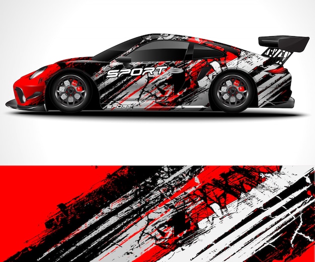 Premium Vector Sport Car Wrap Design And Vehicle Livery