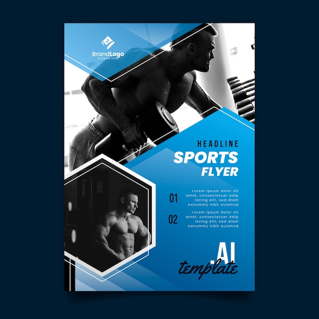 Free Sports Flyer Template from image.freepik.com