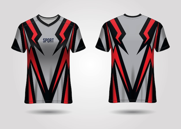 Premium Vector | Sport jersey template design