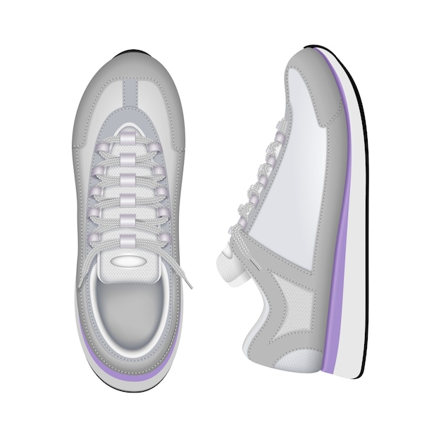 trendy white tennis shoes