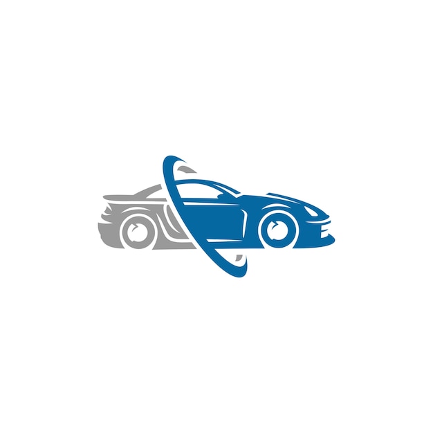 Premium Vector | Sports car logo template or icon