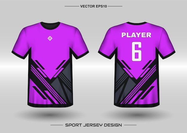 purple jersey design