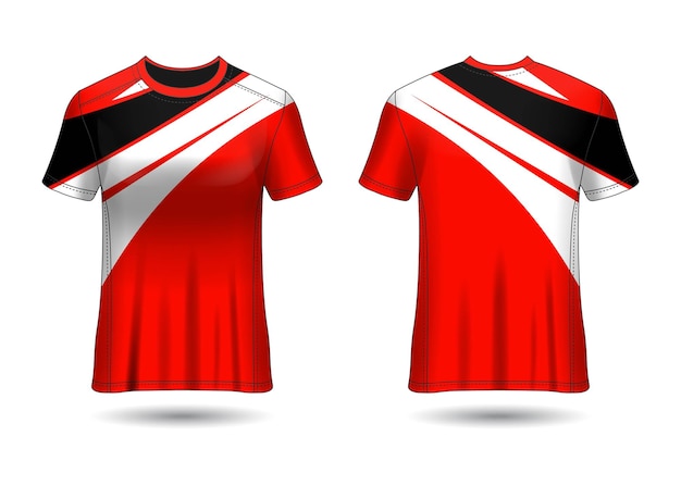 Premium Vector | Sports jersey design template for team uniforms vector