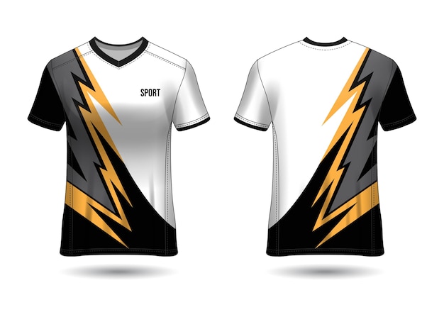 Premium Vector Sports jersey design template for team uniforms