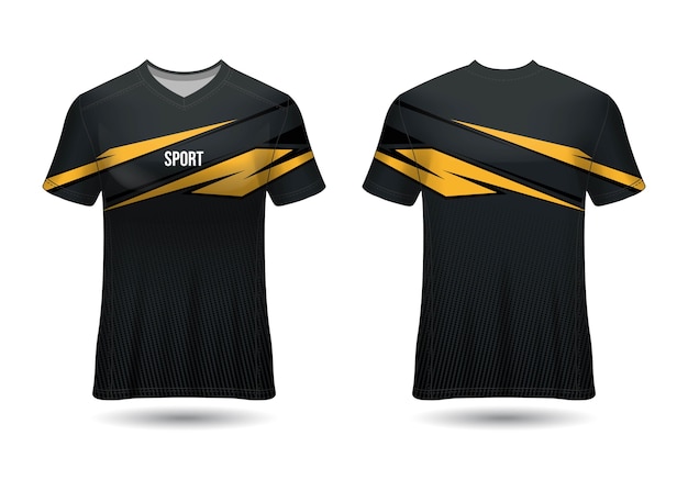 Premium Vector | Sports jersey design template for team uniforms