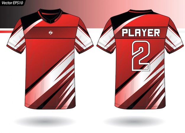 Download Premium Vector | Sports jersey template for team uniforms
