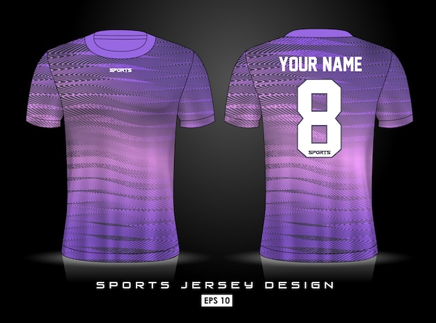 Premium Vector | Sports jersey template