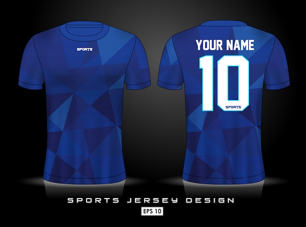 Premium Vector | Sports jersey template