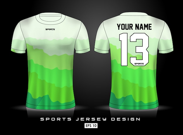 Premium Vector | Sports jersey template