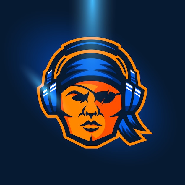 Download Free Sports Pirates Headphone Logo Premium Vector Use our free logo maker to create a logo and build your brand. Put your logo on business cards, promotional products, or your website for brand visibility.