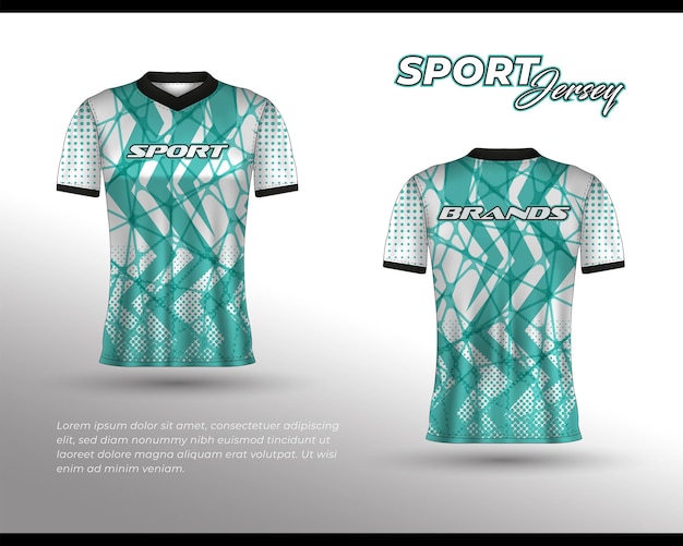 Premium Vector | Sports racing jersey design front back tshirt