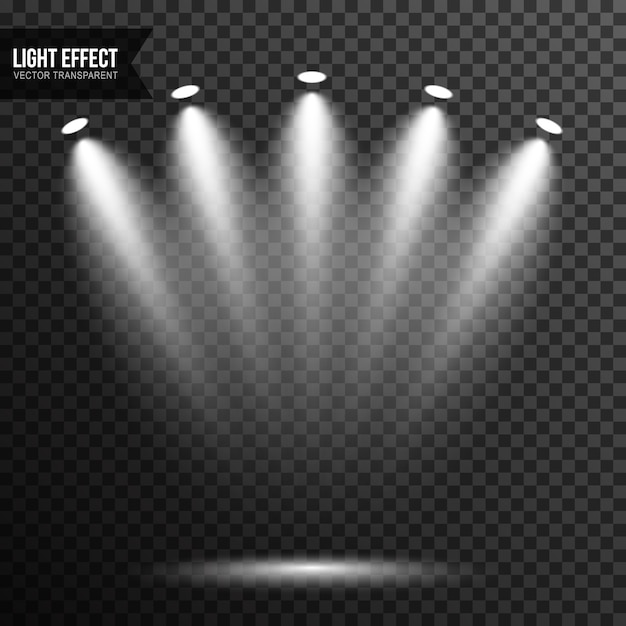 Premium Vector Spot Light Illumination Stage Vector Transparent