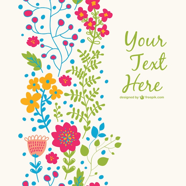 Spring and cheerful flowers background