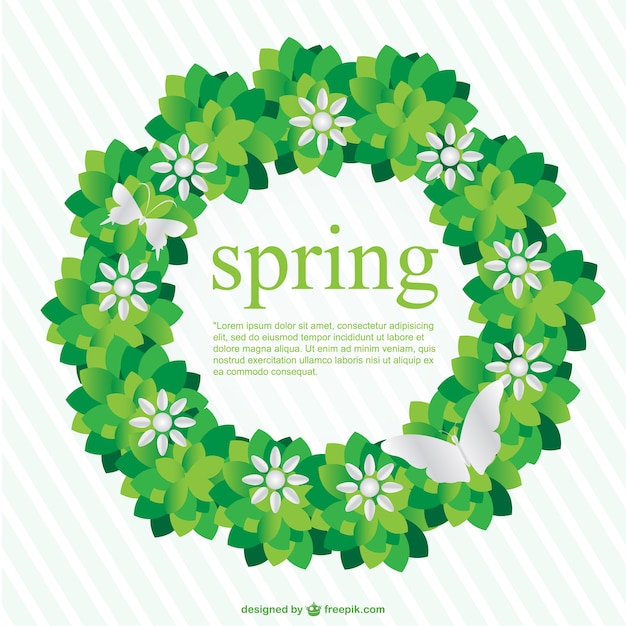 Spring background image | Free Vector