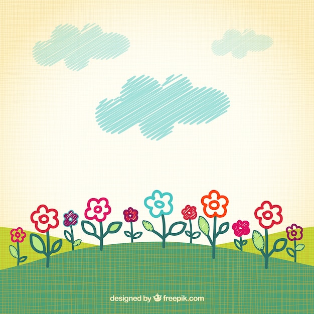 Free Vector | Spring drawing