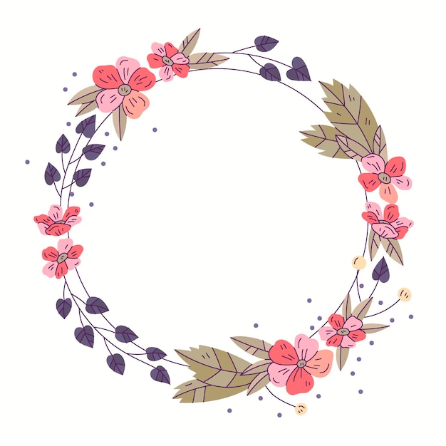 Free Vector | Spring floral frame