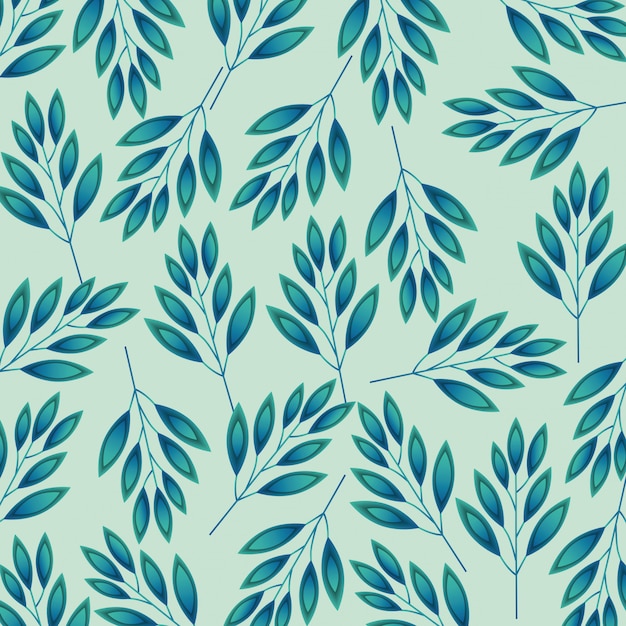 Premium Vector | Spring leaves background