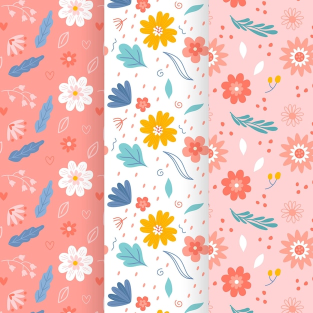 Free Vector | Spring pattern collection