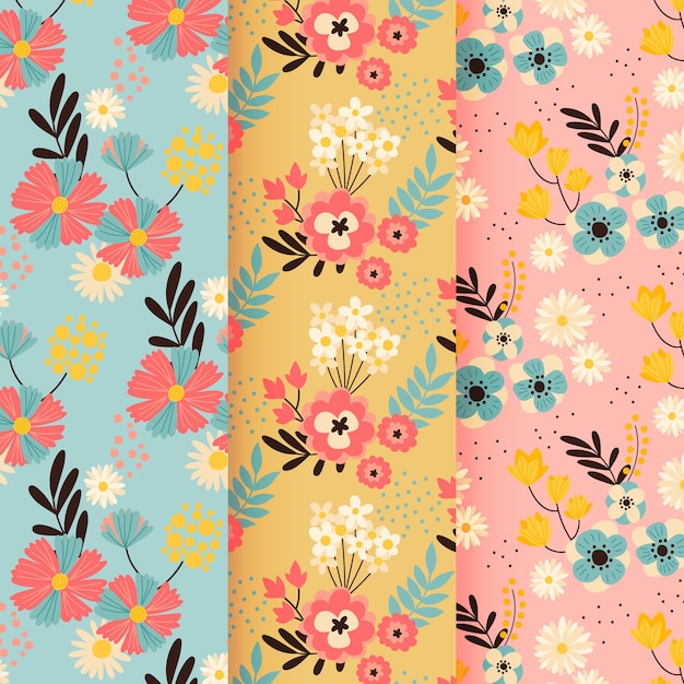 Free Vector | Spring pattern collection