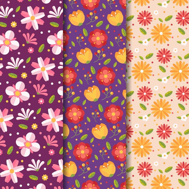 Free Vector | Spring pattern collection
