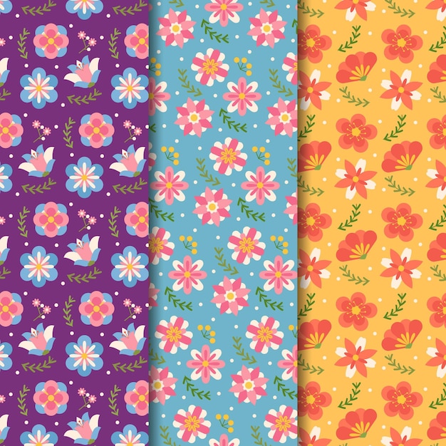 Free Vector | Spring pattern collection