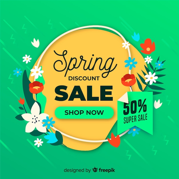 Free Vector | Spring sale