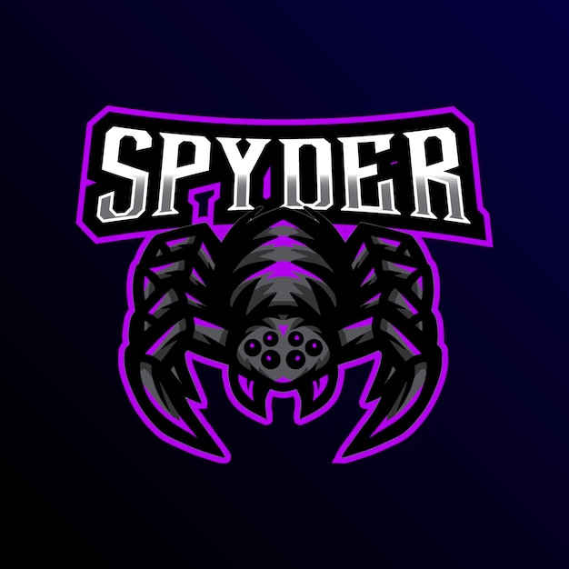 Download Free Spyder Mascot Logo Esport Gaming Premium Vector Use our free logo maker to create a logo and build your brand. Put your logo on business cards, promotional products, or your website for brand visibility.