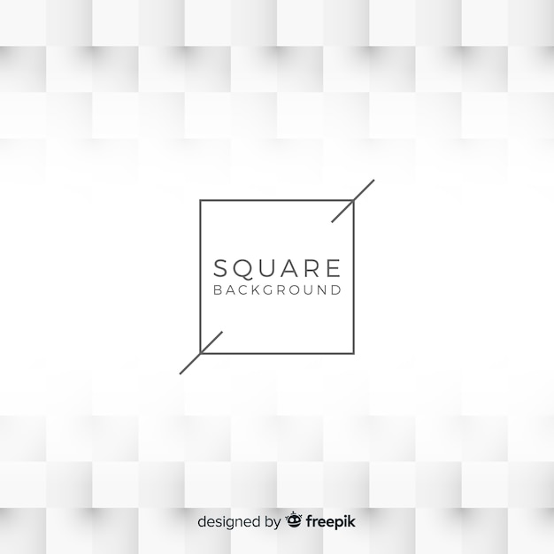 Square background Free Vector