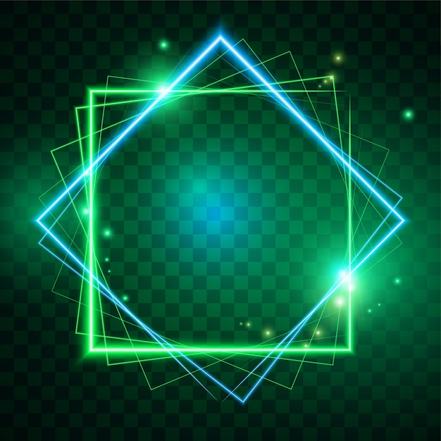 Premium Vector Square Light Effect