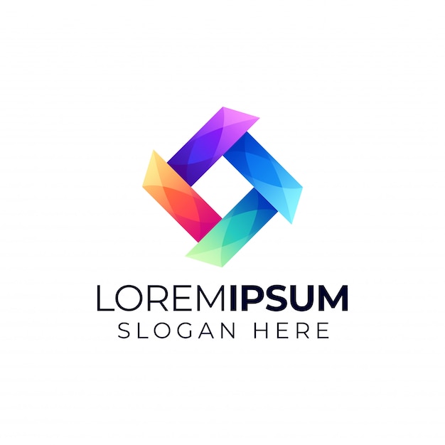 Premium Vector | Square logo