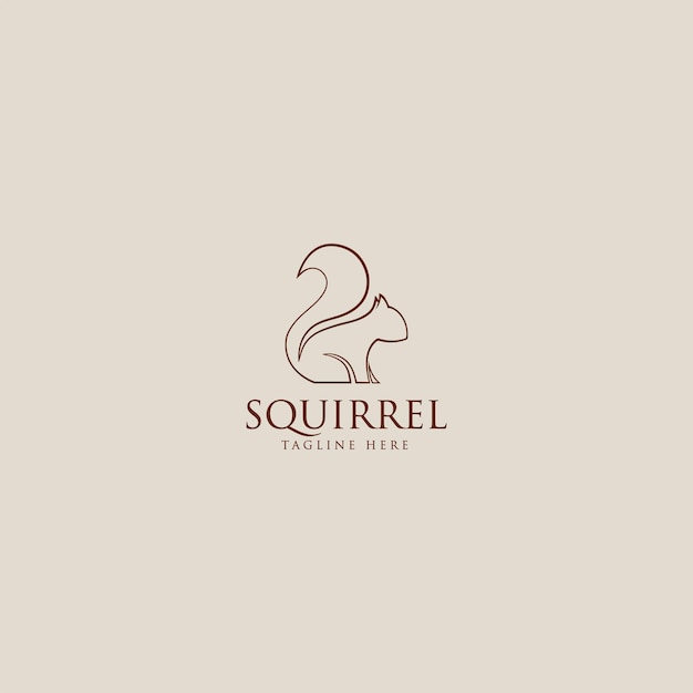 Premium Vector | Squirrel logo