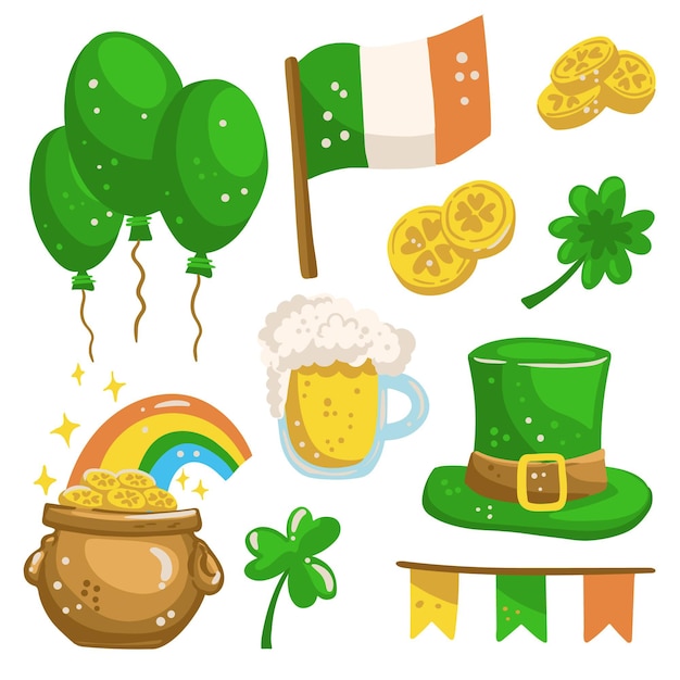 Free Vector | St patrick day element collection