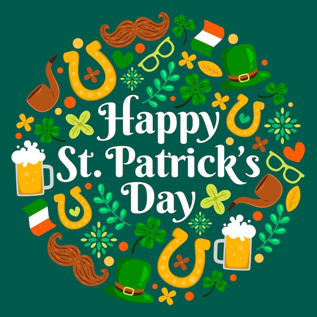 Free Vector | St. Patrick Day Illustration