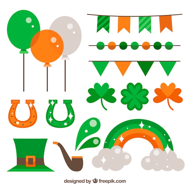 Free Vector | St. patrick's day element collection