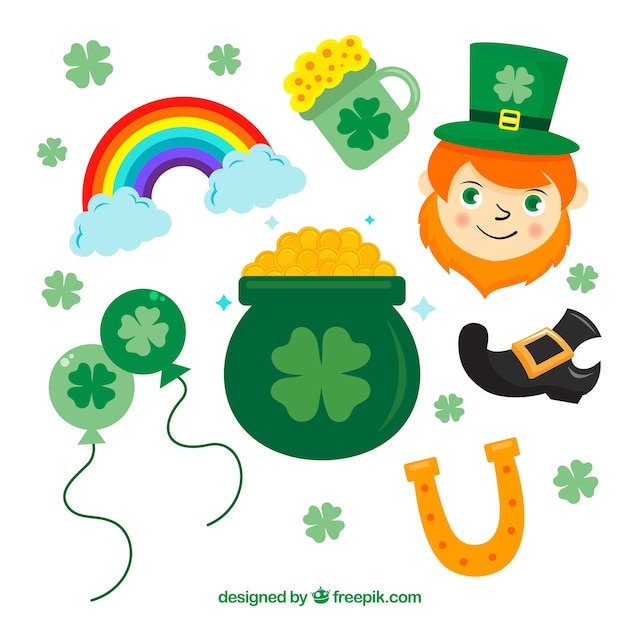 Free Vector | St. patrick's day element collection