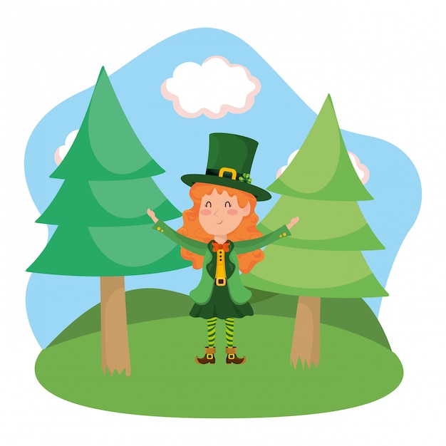 St patricks day cartoon Vector | Premium Download