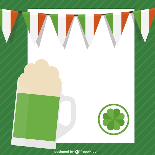 free-vector-st-patricks-day-template
