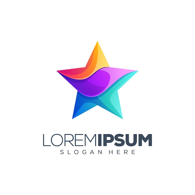 Download Free Star Colorful Logo Design Premium Vector Use our free logo maker to create a logo and build your brand. Put your logo on business cards, promotional products, or your website for brand visibility.
