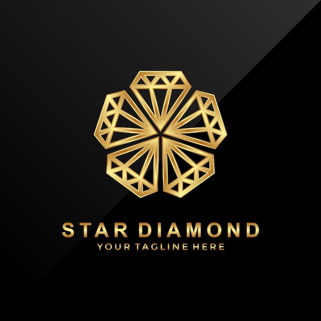 Download Free Star Diamond Logo Premium Vector Use our free logo maker to create a logo and build your brand. Put your logo on business cards, promotional products, or your website for brand visibility.