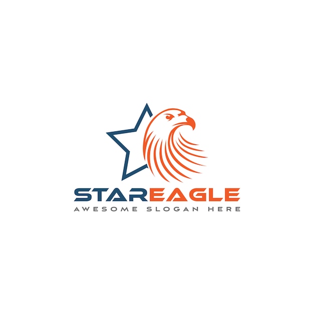 Download Free Star And Eagle Logo Template Premium Vector Use our free logo maker to create a logo and build your brand. Put your logo on business cards, promotional products, or your website for brand visibility.