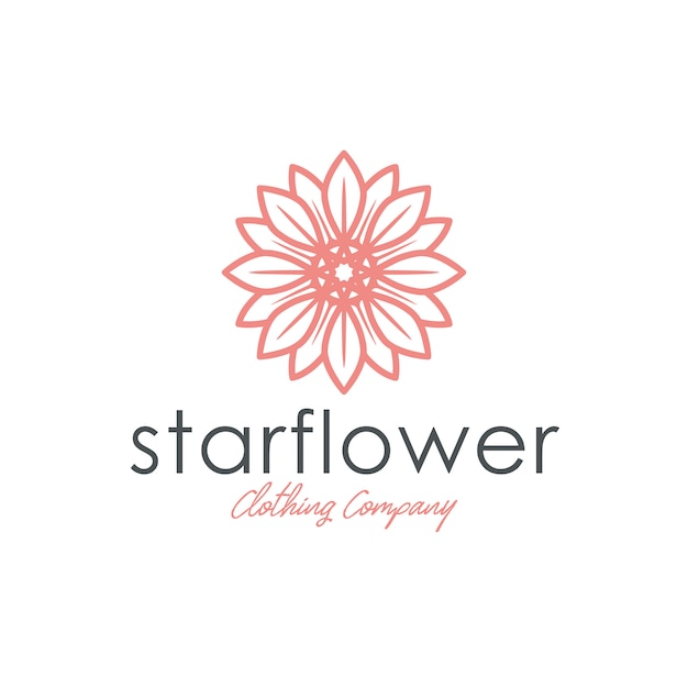 Download Free Star Flower Fashion Logo Template Premium Vector Use our free logo maker to create a logo and build your brand. Put your logo on business cards, promotional products, or your website for brand visibility.