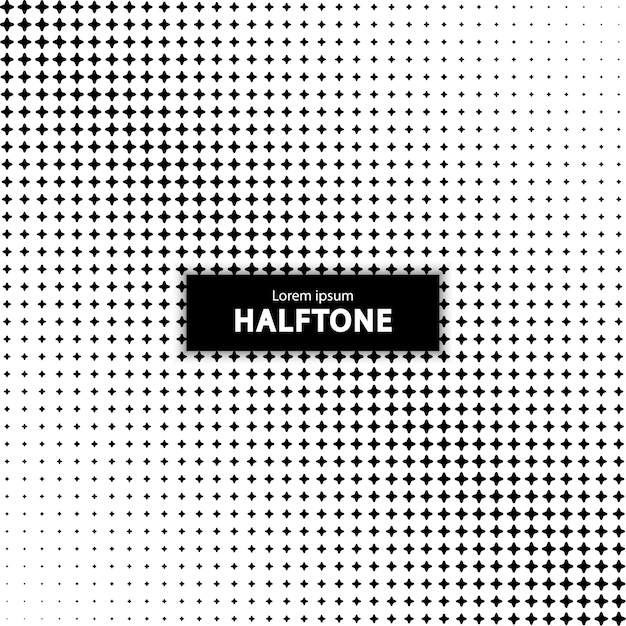 Premium Vector | Star halftone background