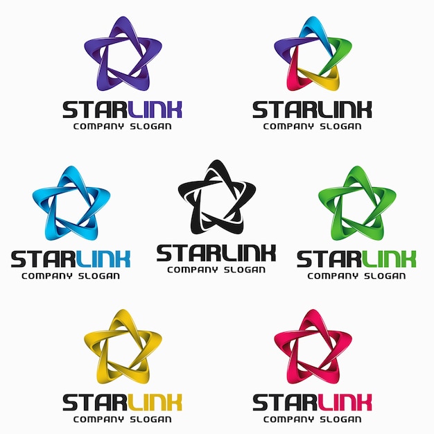 Download Free Star Link Infinity Star Logo Template Premium Vector Use our free logo maker to create a logo and build your brand. Put your logo on business cards, promotional products, or your website for brand visibility.