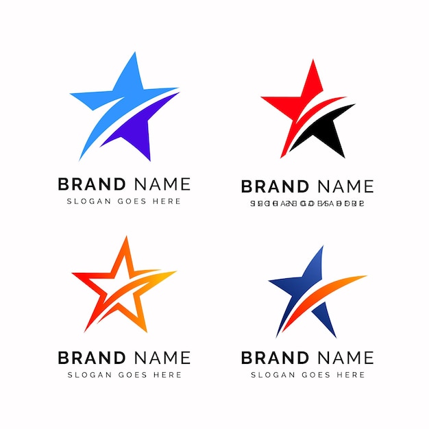 Premium Vector | Star logo design sign template. star vector icon