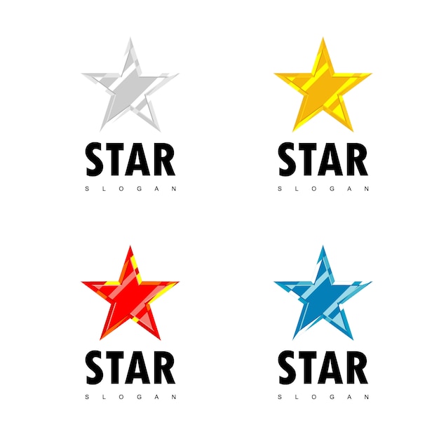 Download Free Star Logo Set Premium Vector Use our free logo maker to create a logo and build your brand. Put your logo on business cards, promotional products, or your website for brand visibility.