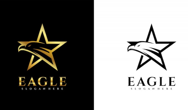 Download Free Star Logo With Eagle Premium Vector Use our free logo maker to create a logo and build your brand. Put your logo on business cards, promotional products, or your website for brand visibility.